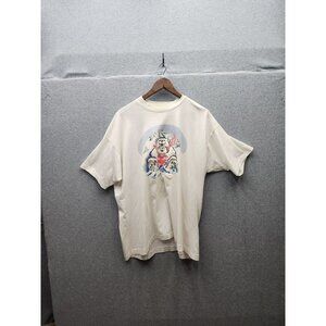 Vintage Single stich Fruit Of The Loom XXL Graphic Tee With Polar Bear Print In